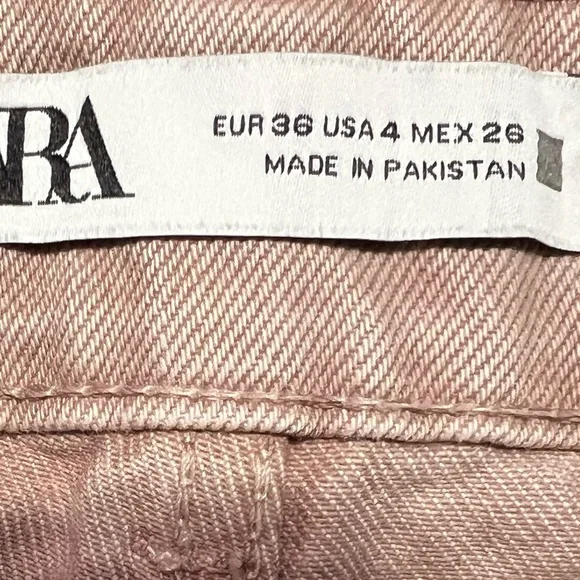 Zara High Rise Jeans in Taupe - Picture 3 of 6